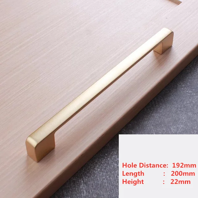 Handles Drawer Cabinet Furniture Kitchen Handles for Cabinet Knob Door Drawer Furniture Kitchen Pearl Golden Simplicity Hardware A9-192
