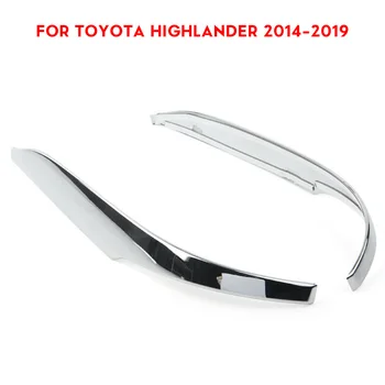 

Cover Chrome Trim Set Rearview Mirror 2pcs For Toyota Highlander 2014-2019 Chrome