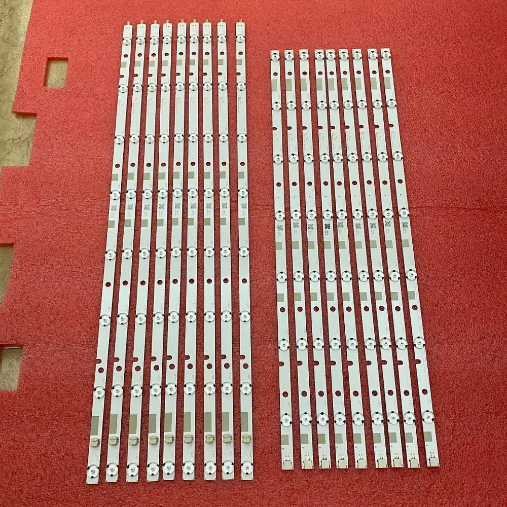 New 18 PCS/set LED backlight strip for TOSHIBA 55L7453D SVT550AA0_REV04_L R Type 130710 E306084