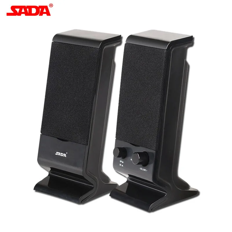 Модный портативный динамик для ноутбука USB Altavoces Colunas тонкие динамики компьютера
