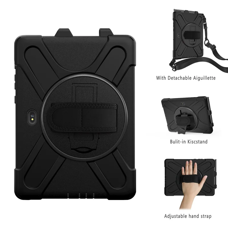 

Heavy Duty Shockproof Case For Samsung Galaxy Tab Active Pro 10.1 SM-T540 T545 T547 10.1"Tablet PC Kickstand Silicon Cover Cases