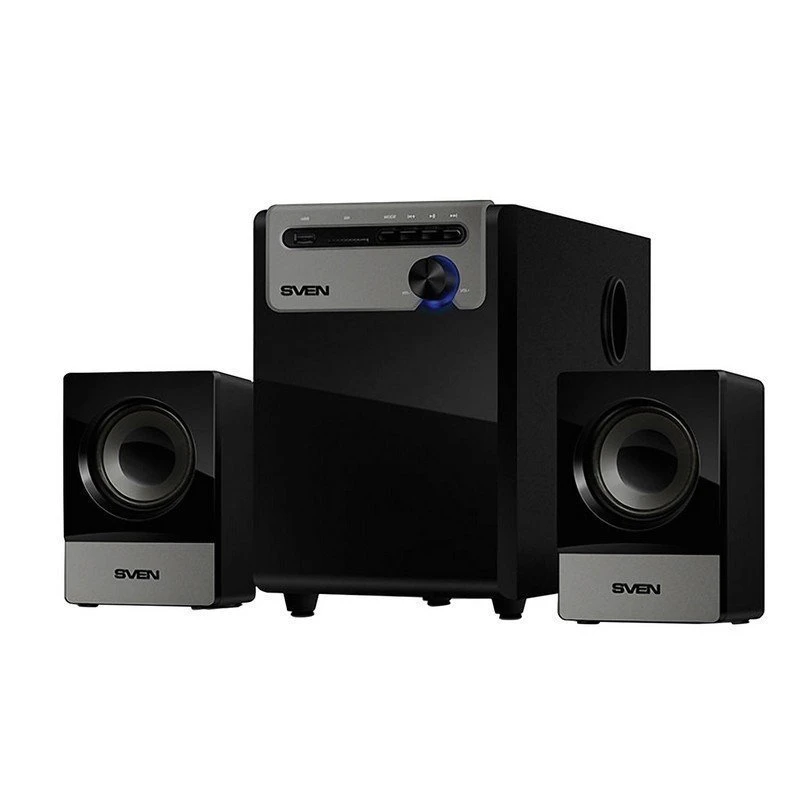 Computer Speakers Sven Ms 110 2 1 10 W Usb Sd Mp3 Player Wood Plastic Black Sv Tv Stick Aliexpress