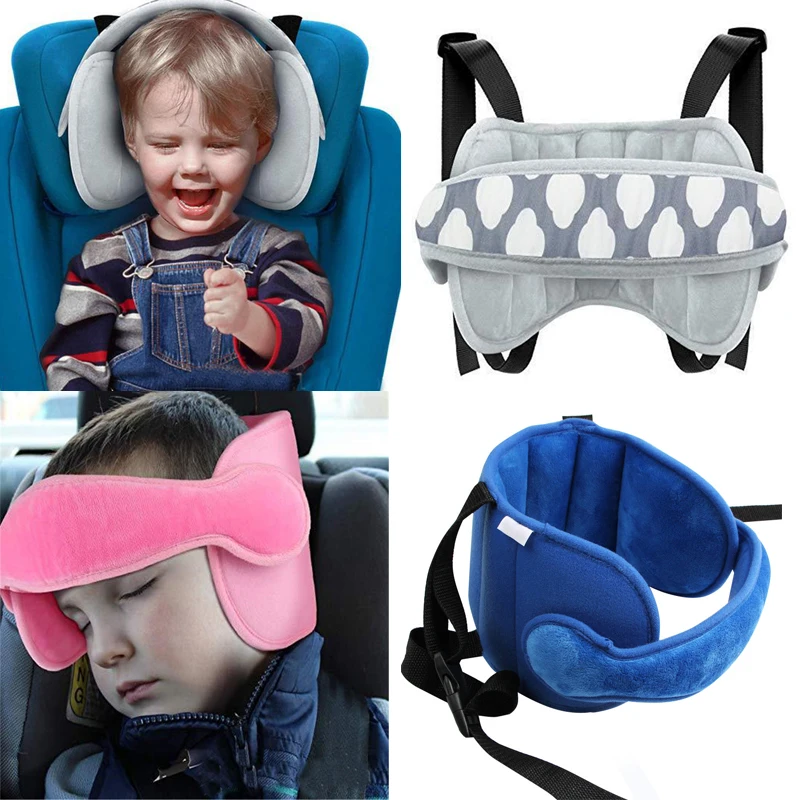 Safe Child Car Seat Head Support Belt Comfortable Support Pillow For