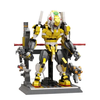 

1205+Pcs MOC Mecha Building Blocks Small Particles Mecha Model Assembly Mecha Bricks Toy With Platform And Weapon For Children