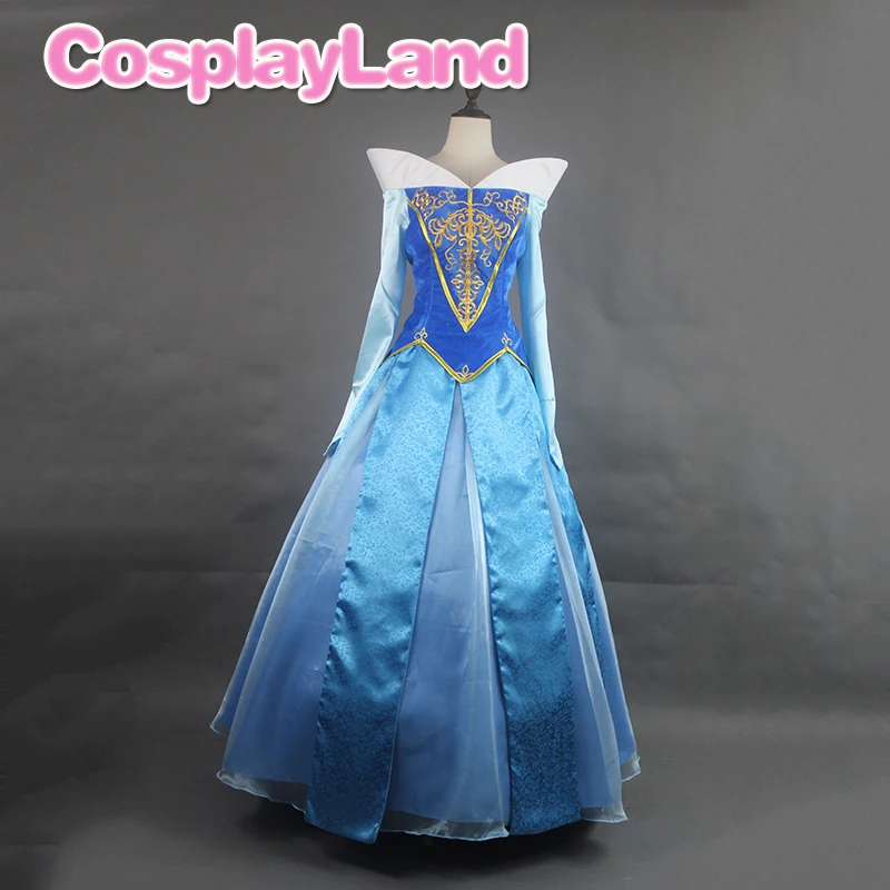 Cosplay Aurora Disfraz De Vestido Azul Cosplay Disney Princess México |  