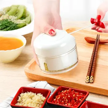 

Garlic Chopper Cutter Multifunction Vegetable Fruit Twist Shredder Manual Meat Grinder Chopper Garlic Cutter Meat Kitchen Tool