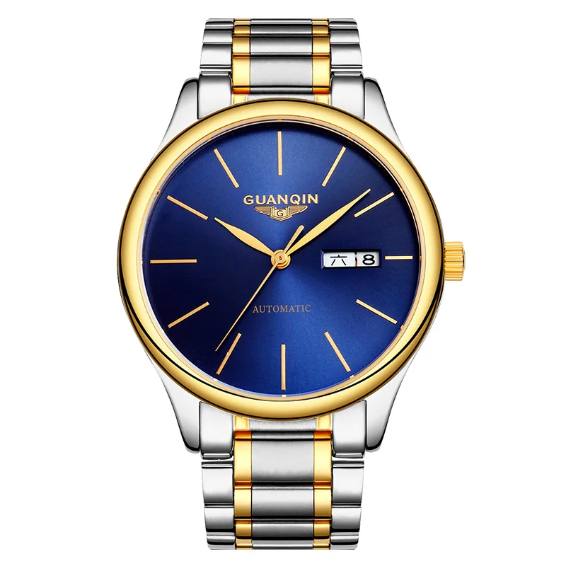 

GUANQIN GJ16051 watches men luxury brand Business Automatic Men Watch Stainless Steel Male Clock Mechanical Wristwatches