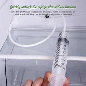 

Fridge Drain Hole Remover Cleaning Tool Kit Reusable for Home Refrigerators Refrigerator drain hole J99Store