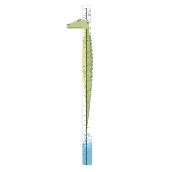 

Cartoon Crocodile Height Ruler Children Growth Chart Height Self-Adhesive Wall Sticker Children's Room Wall Decoration