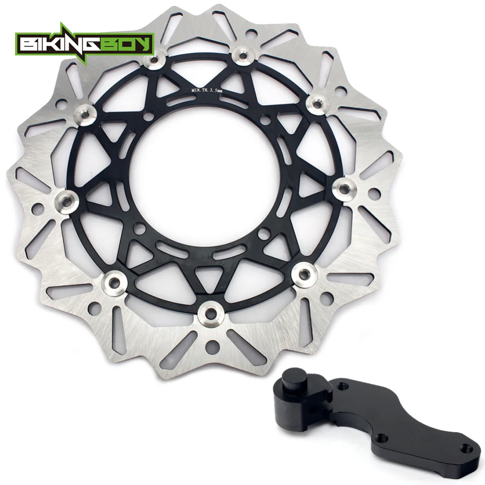 BIKINGBOY 320 мм передние тормозные диски роторы, Brakcet для Suzuki RM-Z РМЗ 250 2007- RM-Z РМЗ 450 2005