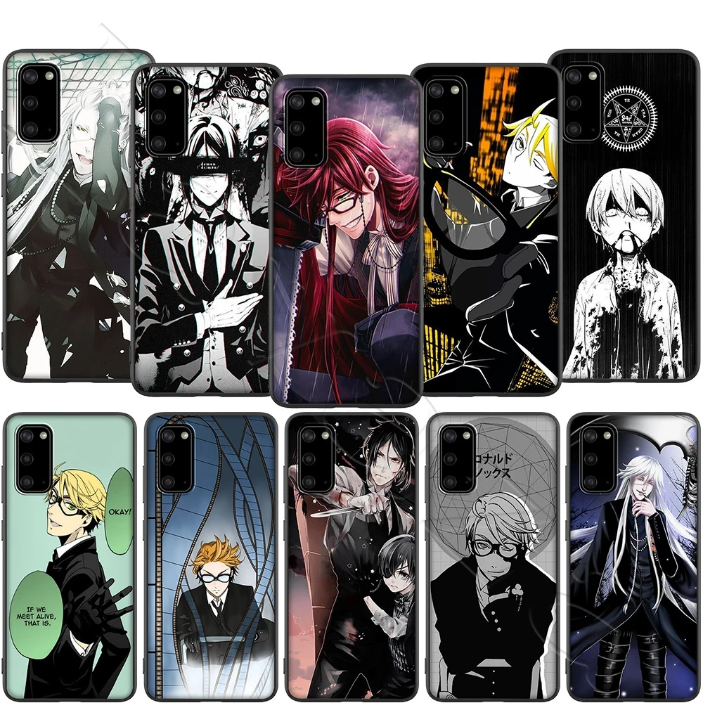 Black Butler Kuroshitsuji Case for Samsung Note 10 S6 S7 S8 S9 S10 S10e S20 ultra A71 A51 A81 A91 M10 M20 M30 Lite Edge Plus | Мобильные