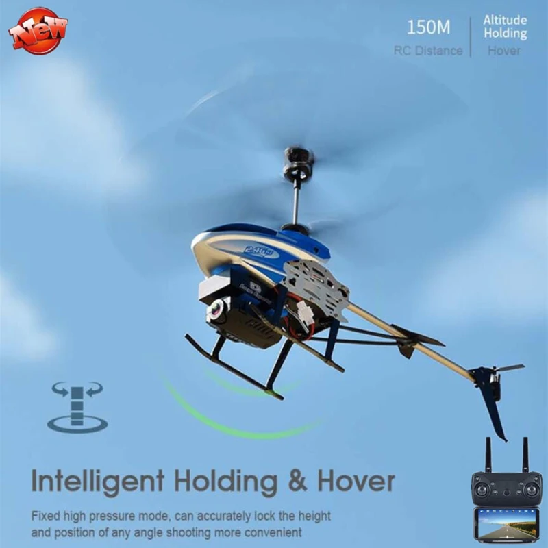 RCU13A Hélicoptère Hélioptère LED2 2GBMicoSD Carte 4Ghz Caméra Vidéo 