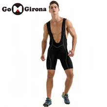 GOMGIRONA, 3D велосипедные шорты, велосипедные шорты для езды на велосипеде, мужские велосипедные шорты, велосипедная одежда, губчатая Подушка, подтяжки, колготки