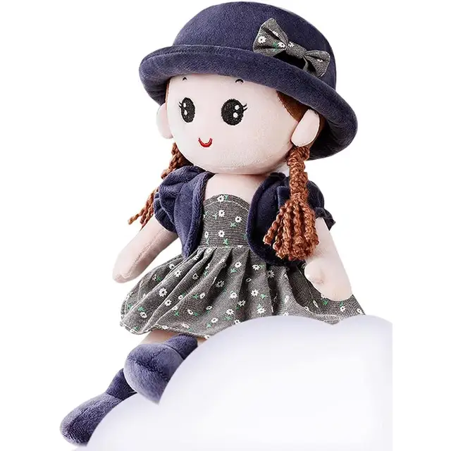 Baby Girl Rag Doll Soft Stuffed Plush Doll Toy Cute Princess Doll Ragdoll Toy Children's Room Decoration