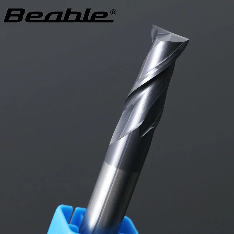 

Beable 2Flute Square End Mills HRC45 1-20MM Metal Cutting Tool Side Carbide Cutter For CNC