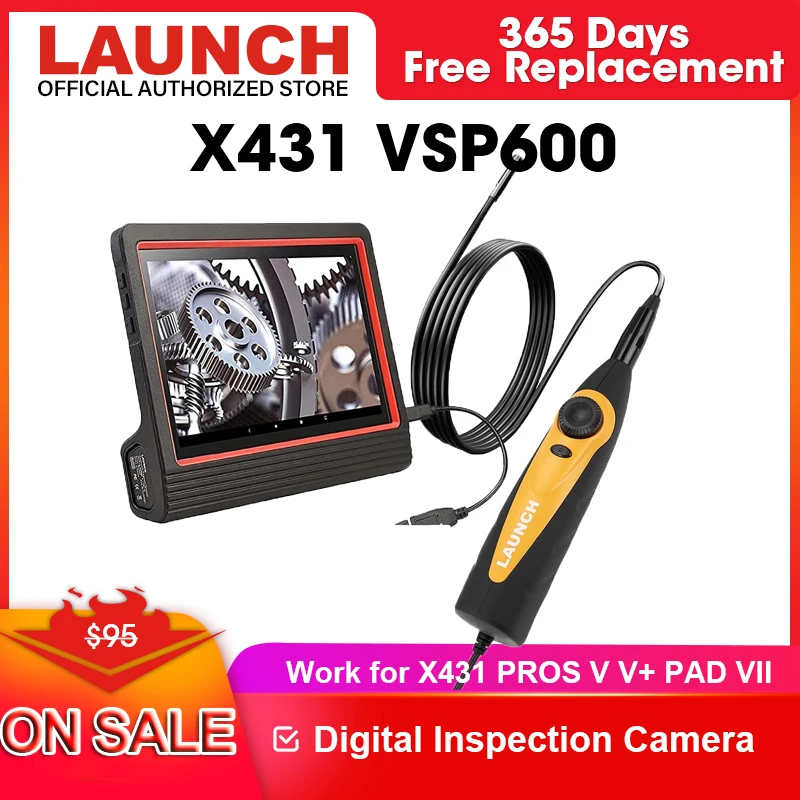 Launch X431 Vsp600 Obd2 Scanner Video Scope Hd Inspection Camera