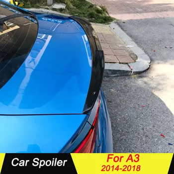 

For Audi A3 Sedan 2014 2015 2016 2017 2018 S3 Spoiler ABS Material Primer Color Tail Wing Decoration Rear Trunk Car Spoilers