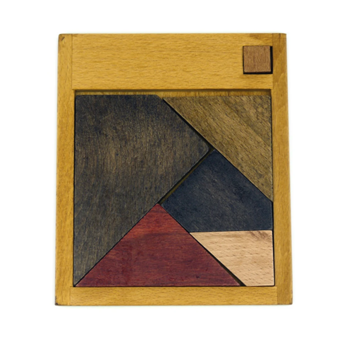 Три типа Tangram 6-Piece игра деревянная головоломка магический мозговой тизер Развивающая игра для взрослых играя Braining тренировочные комплекты