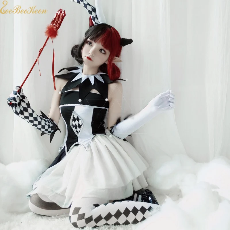 Adult Clown Costume Halloween Cosplay 