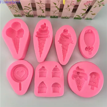 

Fondant Cake Decorating Tools Candy Cone Ice Cream Silicone Mold Cake Mold Baking Tools Chocolate Mold Epoxy Mold Soap Mold
