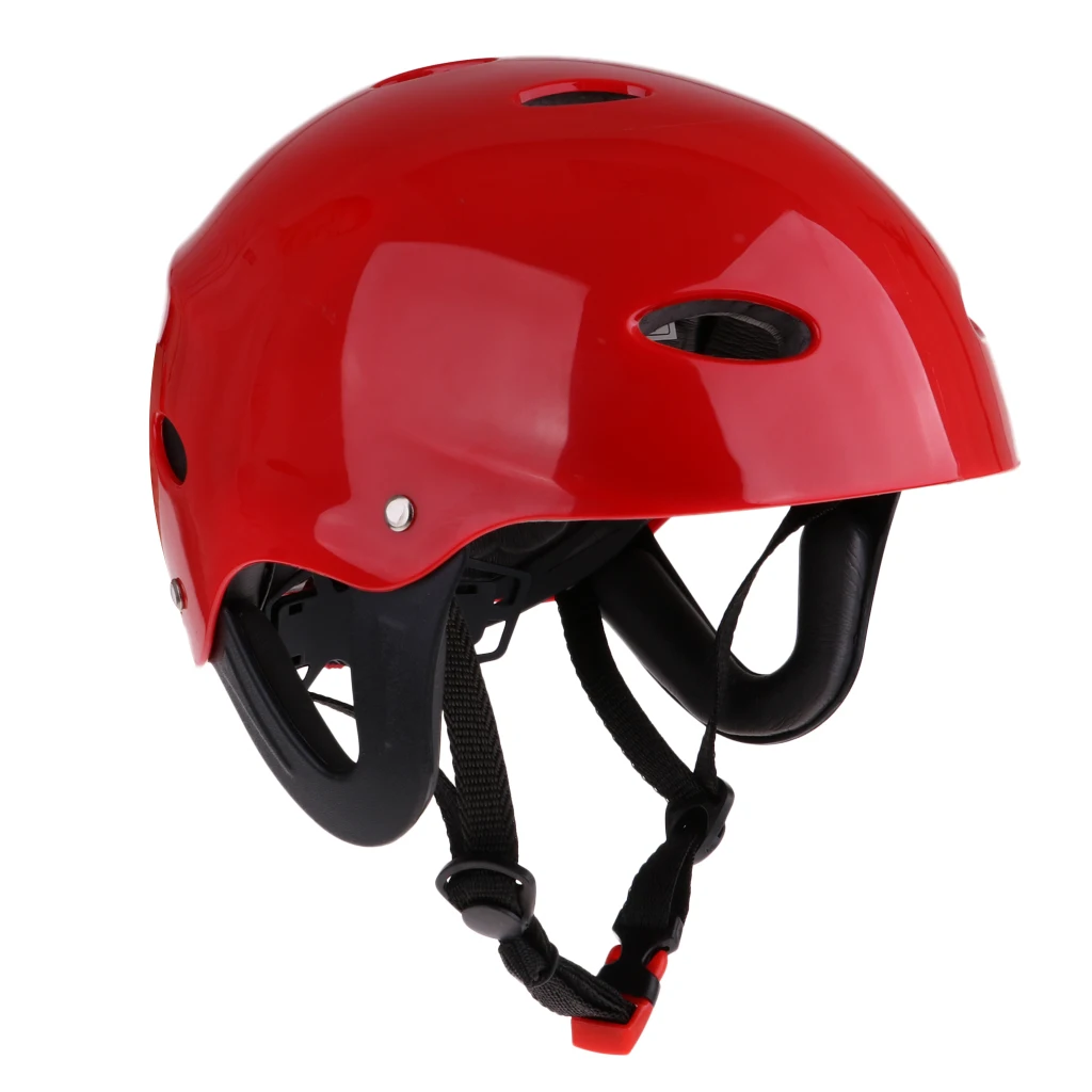 Adult Kid Water Sports Safety Helmet Kayak Canoe Surf Rescue Helmet Hard Cap
