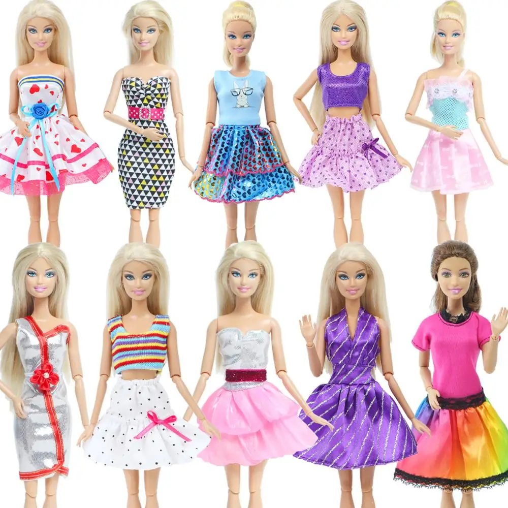 NEW!! Handmade Summer DRESSES-clothes for BARBIE doll 