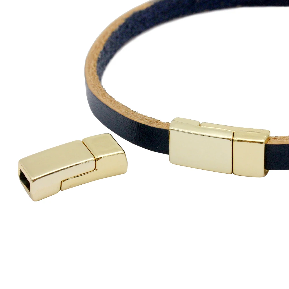 

Aaazee 5mmx2mm Inner Hole Gold Magnetic Clasps and Closure for Jewelry Makng 3 Pieces