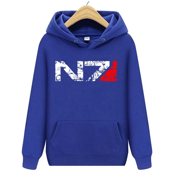 Sudadera Con Capucha N7 Mass Effect 3 Para Hombre Y Mujer, Ropa De Calle Con Emblema Militar De La Alianza De Sistemas, De Primavera