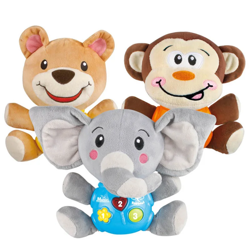 Interactive Baby Plush Monkey Baby Monkey Stuffed Animal Cute Baby