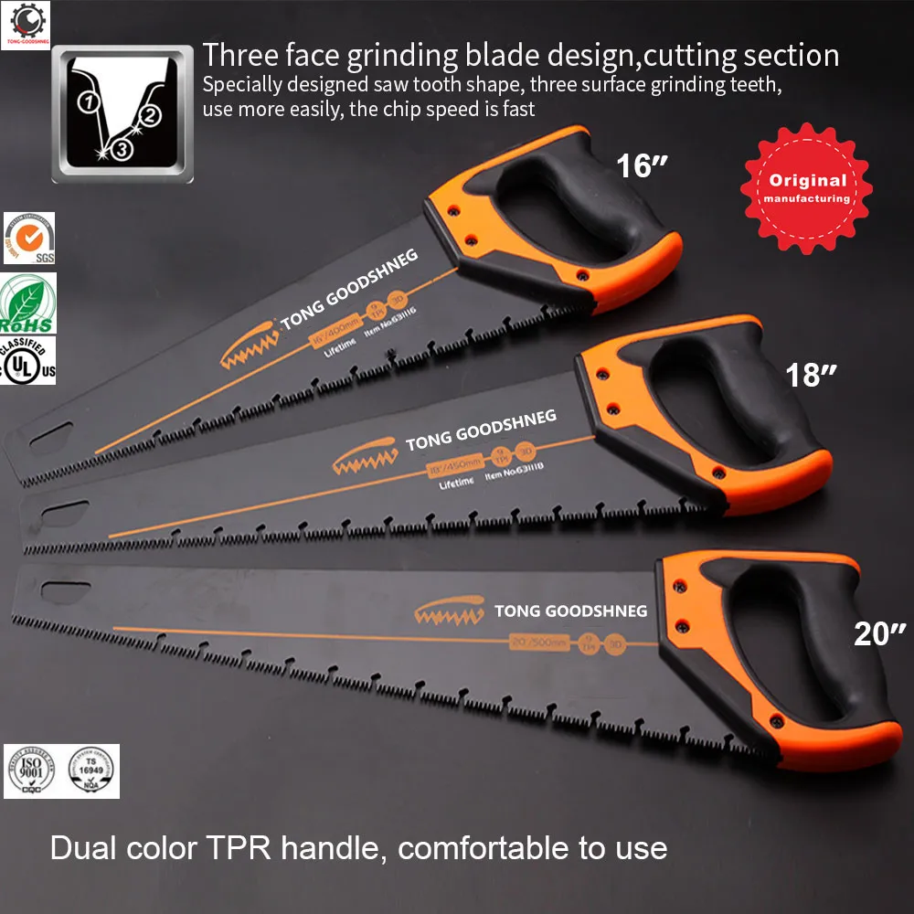 16" 18" 20" Heavy Duty Pruning Curved Blade Trimming Saw For Hand