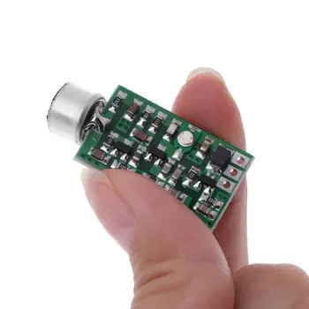 

Transmitter Module 88MHZ-108MHZ 0.7-9V Mini Bug Wiretap Dictagraph Interceptor MIC V4.0 Core Board Mini Free Shipping WXTA