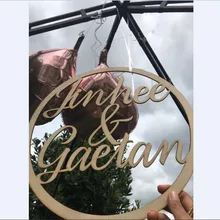 Персонализированные Свадебные вечеринки деревянный декор дома Дверь Висячие на заказ Жених невесты имя вечерние подарки свадебный реквизит для фотографий