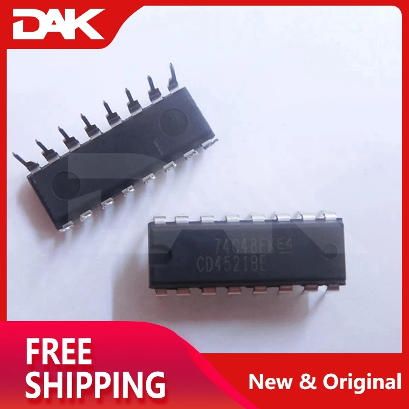 10 шт. CD4521BE DIP CMOS 24-этап делитель частоты микросхема DIP16