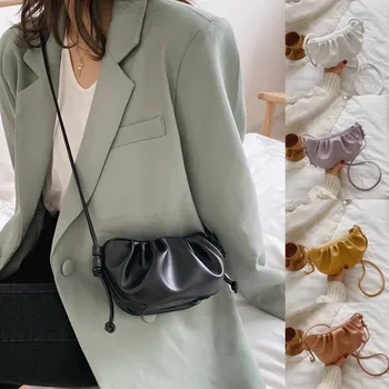 

Small Hobos Bags For Women 2020 Fashion Leather Shoulder Bags Casual Zipper Messenger Crossbody Bag Mini Handbags Bolsos Mujer