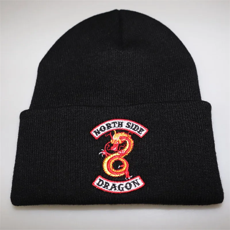 BOOCRE Tv Series Riverdale South Side Serpent Cosplay Costume Hat Adult Man Woman Embroidered Dome Knit Warm Pullover Hip Hop Trend -Zentai shop online H2492944da6e64ed4a9a89051ae6dd29ad.jpg