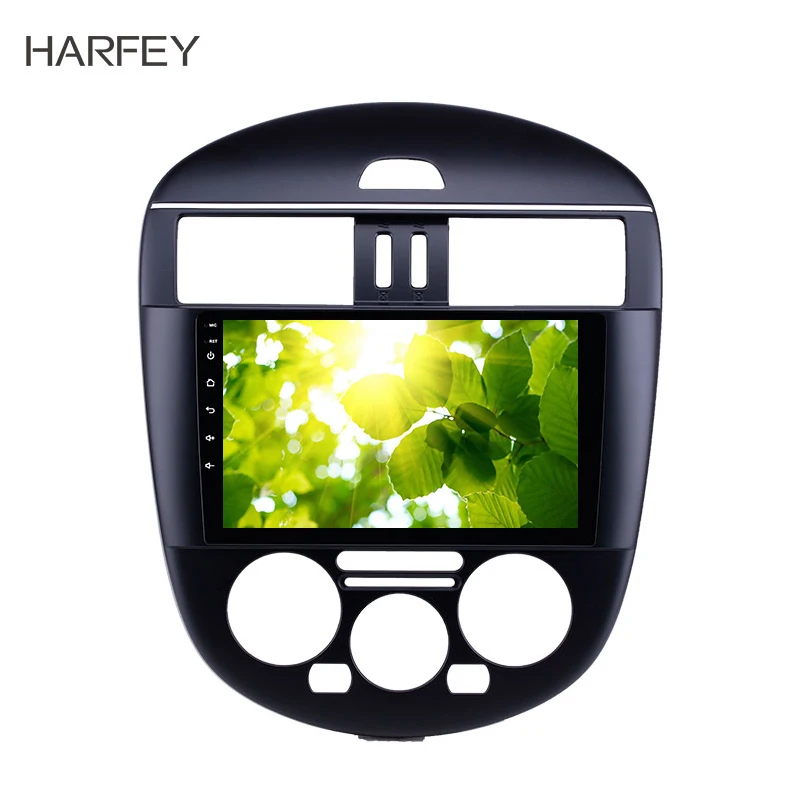 Harfey автомобильный 9 &quotHD Navi Stereo Android 8 1 для Nissan Tiida Manual A/C 2011 2012 2014 GPS автомобильное