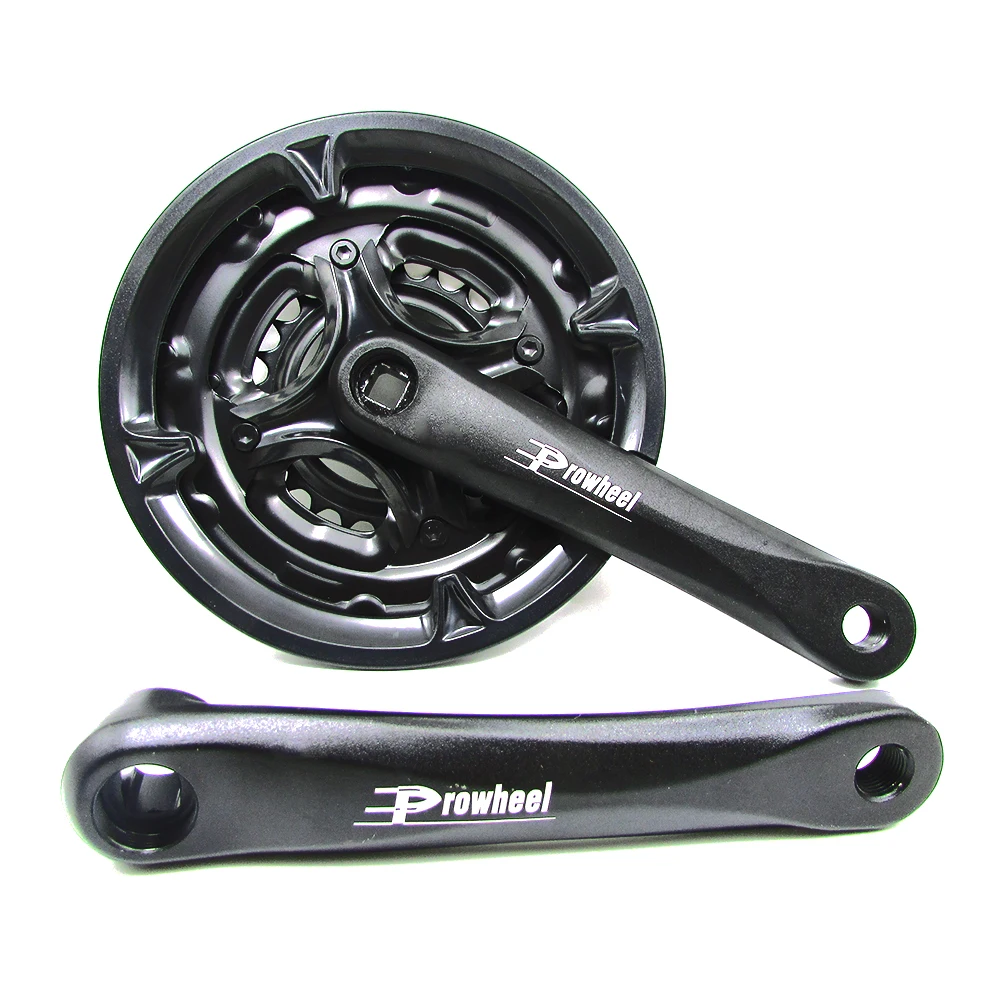 Комплект кривошипов PROWHEEL для горного велосипеда 7/8/9 скоростей 24/34/42 т 170 мм|Шатун и