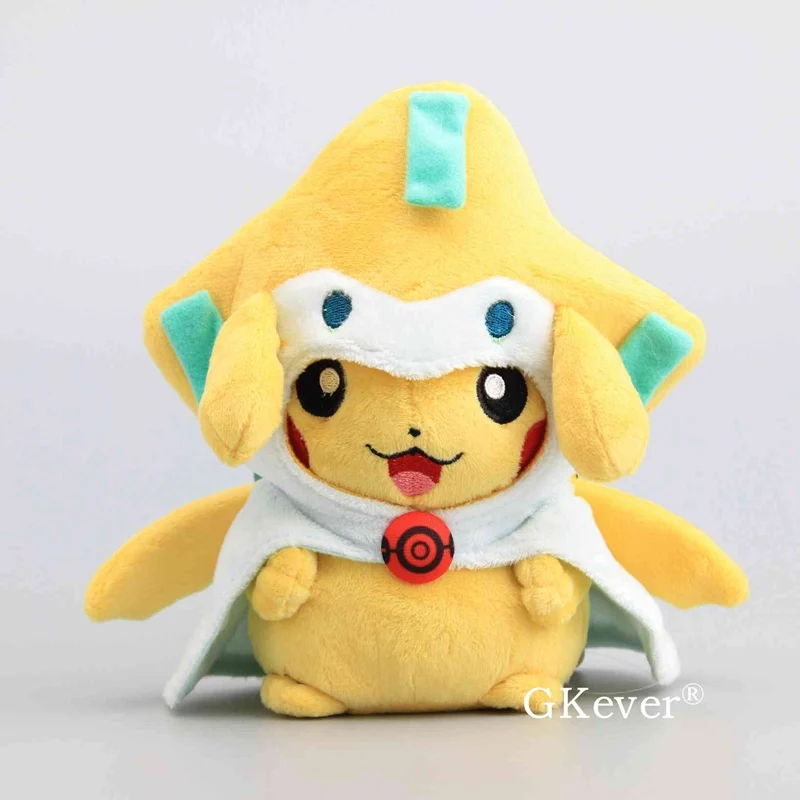 10 Стили Пикачу Косплей Ampharos Garchomp Snorlax Mania Jirachi Rowlet Victini Charizard Maniac Tyranitar плюшевые игрушки куклы