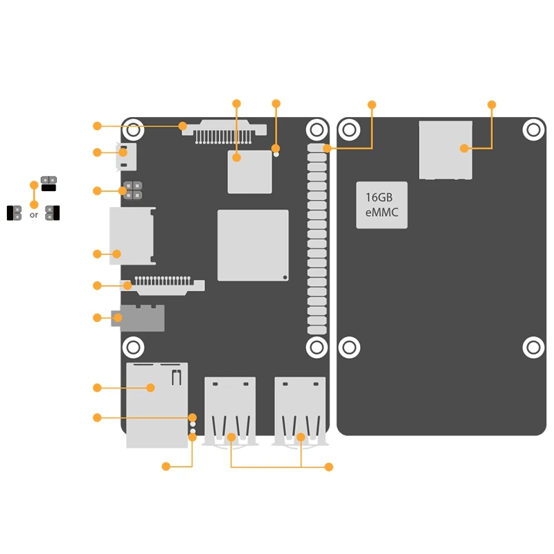 Tinker Board S Rk3288 Soc Onboard 16Gb Emmc 1 8Ghz Quad Core Cpu 2Gb Lpddr3 2