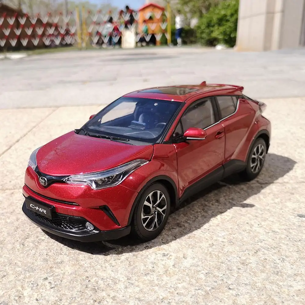 1/18 масштаб Тойота C HR CHR красный литье автомобиля модельные игрушки коллекционные
