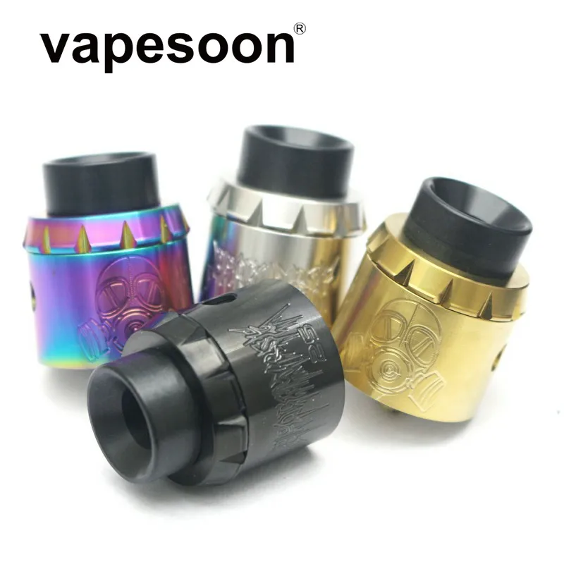 High Quality Vapesoon Apocalypse RDA Atomizer 25mm rebuildable Tank with BF PIN for 510 Electronic Cigarette Mod High Quality Vapesoon Apocalypse RDA Atomizer 25mm rebuildable Tank with BF PIN for 510 Electronic Cigarette Mod