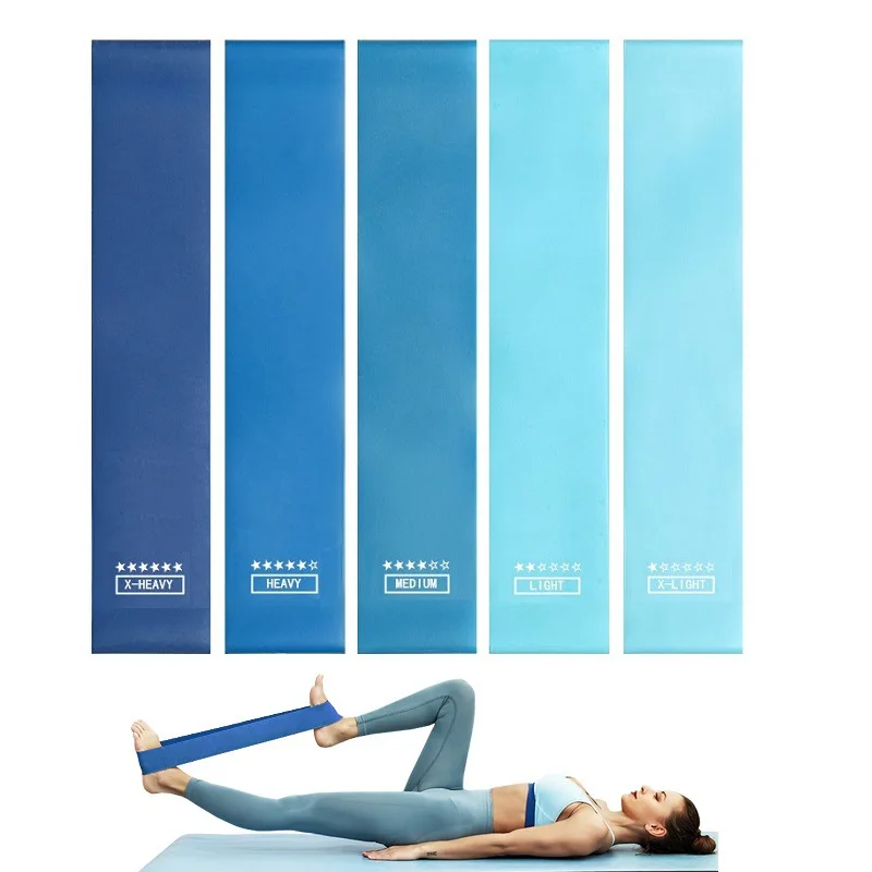 Fitness-Equipment Elastic-Bands Sport Home Training Pilates for Gym