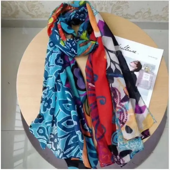 Испанский модный весенний и осенний шарф, подарок на день рождения шаль(1 - Цвет: 36