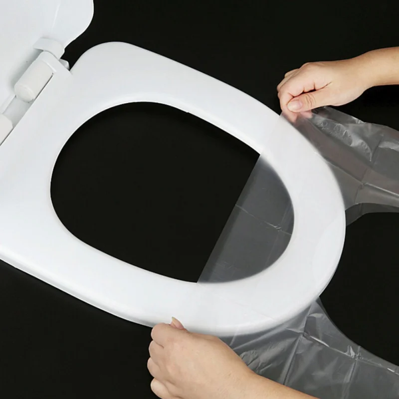 Eco-friendly Disposable Toilet Seat Cover Mat Waterproof Toilet PaperPad For Travel/Camping Bathroom Accessories 50Pcs/Pack