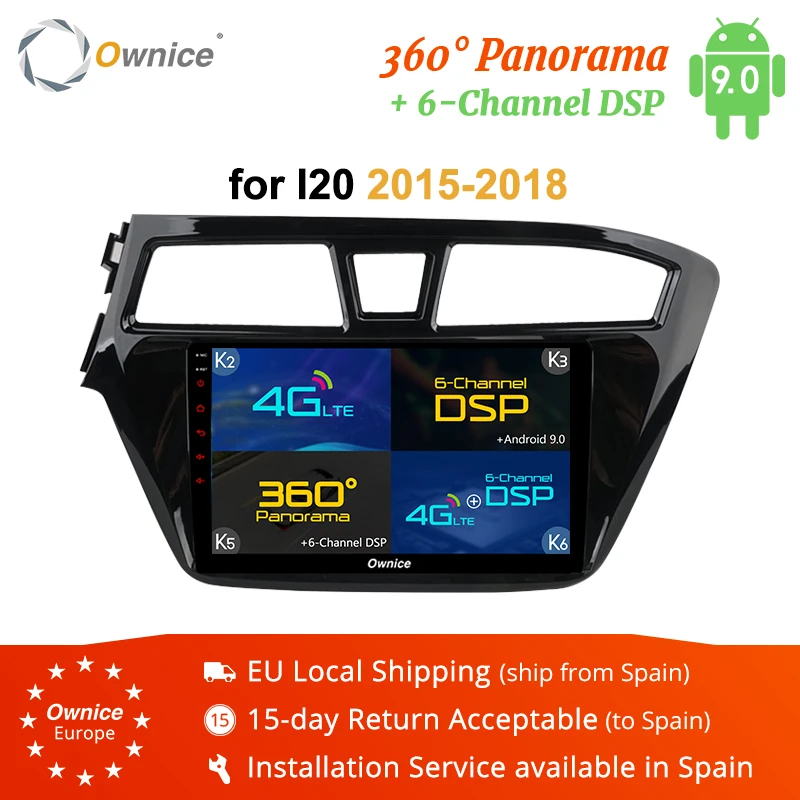 Discount Ownice K1 K2 K3 K5 K6 Android 9.0 car dvd 2G Octa Core Radio player For HYUNDAI I20 2015 - 2018 GPS Navi Car Stereo 4G LET DSP 0 Discount Ownice K1 K2 K3 K5 K6 Android 9.0 car dvd 2G Octa Core Radio player For HYUNDAI I20 2015 - 2018 GPS Navi Car Stereo 4G LET DSP 0