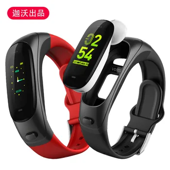 

heart rate and blood pressure monitoring multifunctional call exercise intelligent bracelet Bluetooth headset two in one