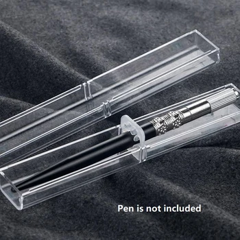 Cena Nowe Ziarno Brwi Schowek Na Ołówki Box Microblading Pen Okno Akrylowe Tatuaż Na Brwi Akcesoria Microblade Uchwyt Igły