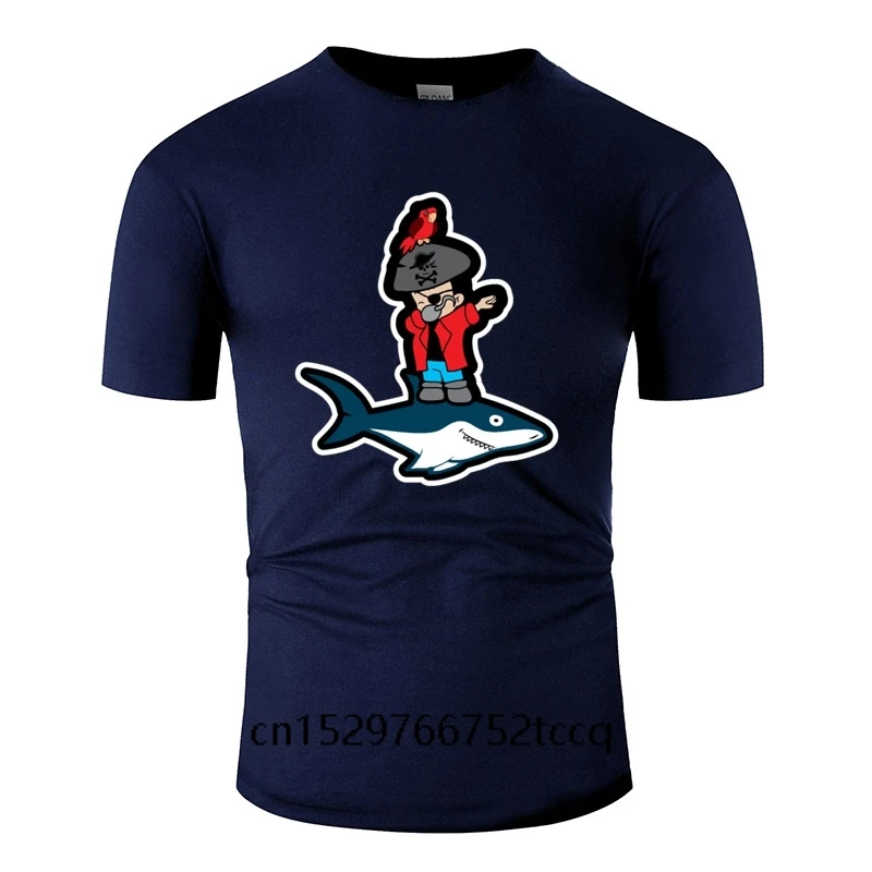 Крутая Мужская футболка с круглым вырезом новый стиль Пиратская забавной позой