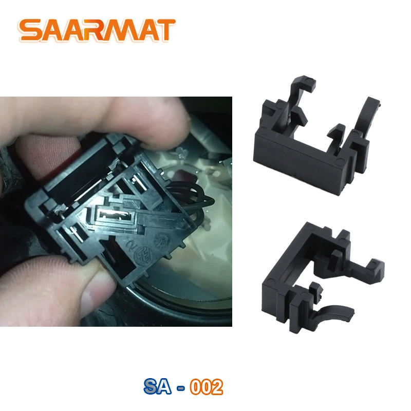 H1 LED car Headlight Bulbs Lamp Adapter Holder Base 2*Pieces For Focus High beam Deck H1 Halogen upgrade to LED