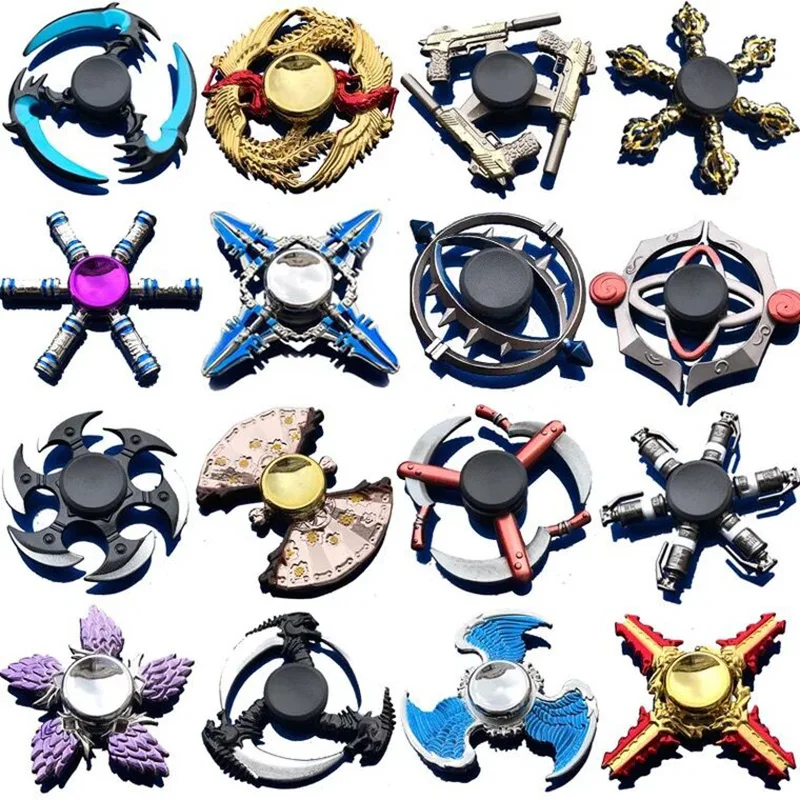 Ant Fidget Spinner Металлический Палец Tri сплав EDC ручной спиннер подшипник гироскоп